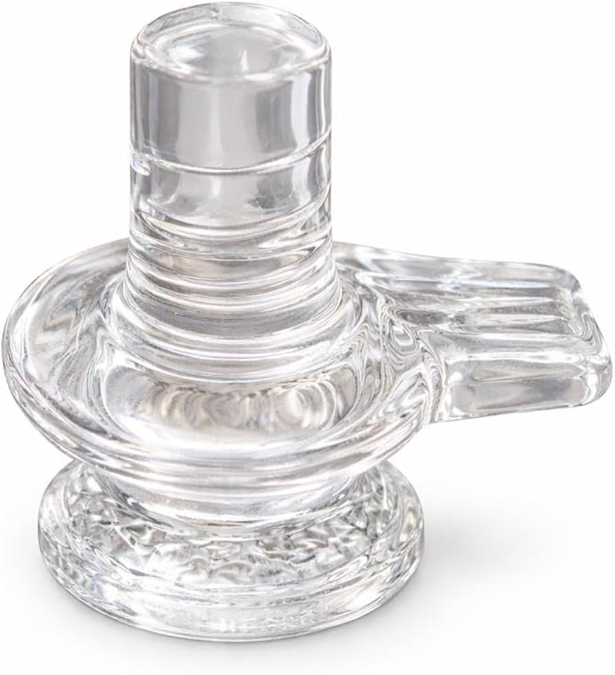 Sphatik (Clear Quartz) Shivling