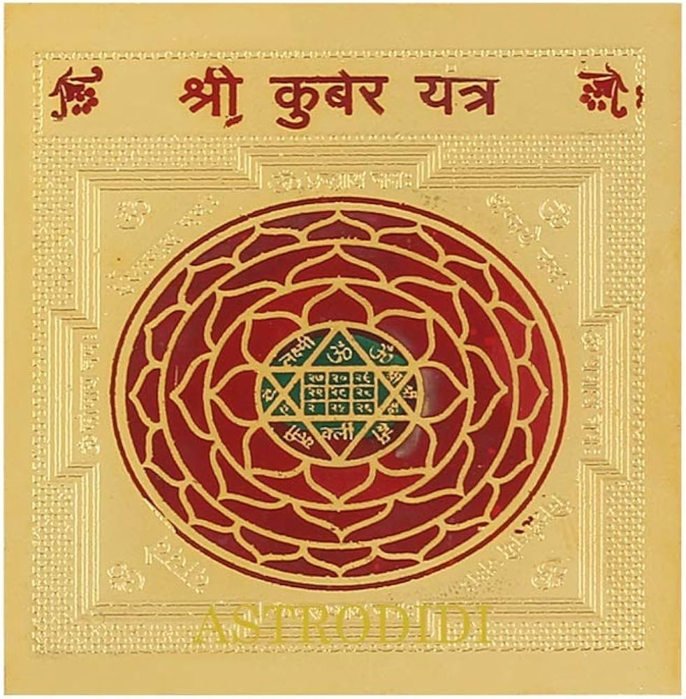 Kuber Dhanyog Pocket Cavity Yantra